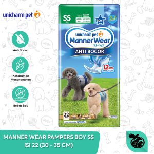 Popok Pampers Anjing Manner Wear Jantan Betina Dog Diapers