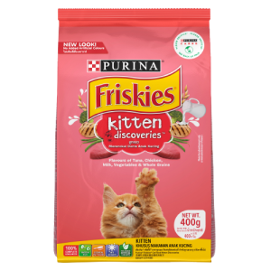 Friskies Kitten Discoveries Dry Cat Food Makanan Anak Kucing 400gr