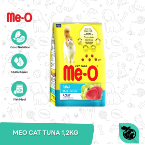 Makanan Kucing Dewasa Semua Ras Berkualitas Baik - Meo Tuna 1.2 Kg