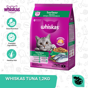 Whiskas Tuna Adult Dry Cat Food Makanan Kucing Dewasa 1.2kg