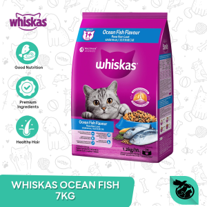 Whiskas Ocean Fish Adult Dry Cat Food Makanan Kucing Dewasa 7kg