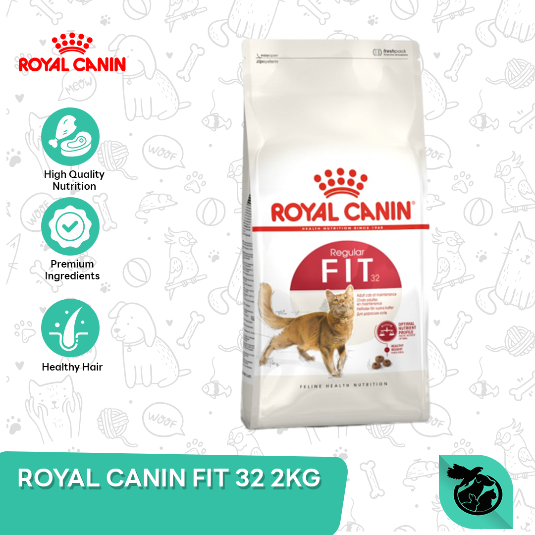 Royal Canin Fit Adult Dry Cat Food Makanan Kucing Dewasa 2kg