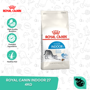 Royal Canin Indoor Adult Dry Cat Food Makanan Kucing Dewasa 4kg