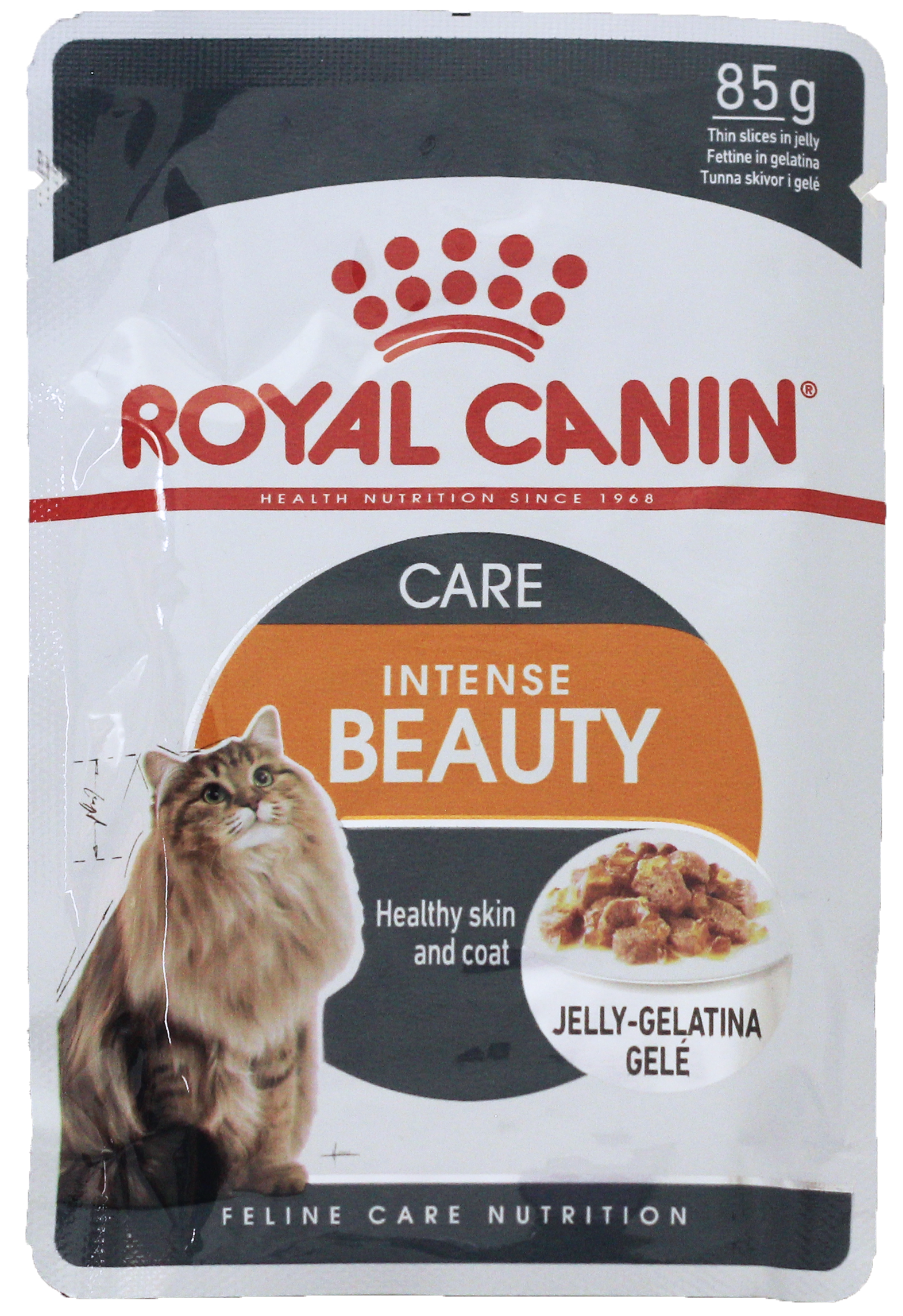 Royal Canin Intense Beauty Hair & Skin Adult Wet Pouch Cat Food Makanan Kucing Dewasa 85gr