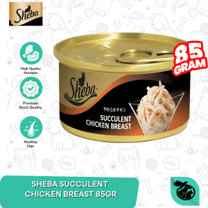 Makanan Kucing Premium - Sheba Succulent Chicken Breast