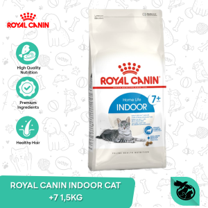 Royal Canin Indoor Adult 7+ Dry Cat Food Makanan Kucing Dewasa 1.5kg