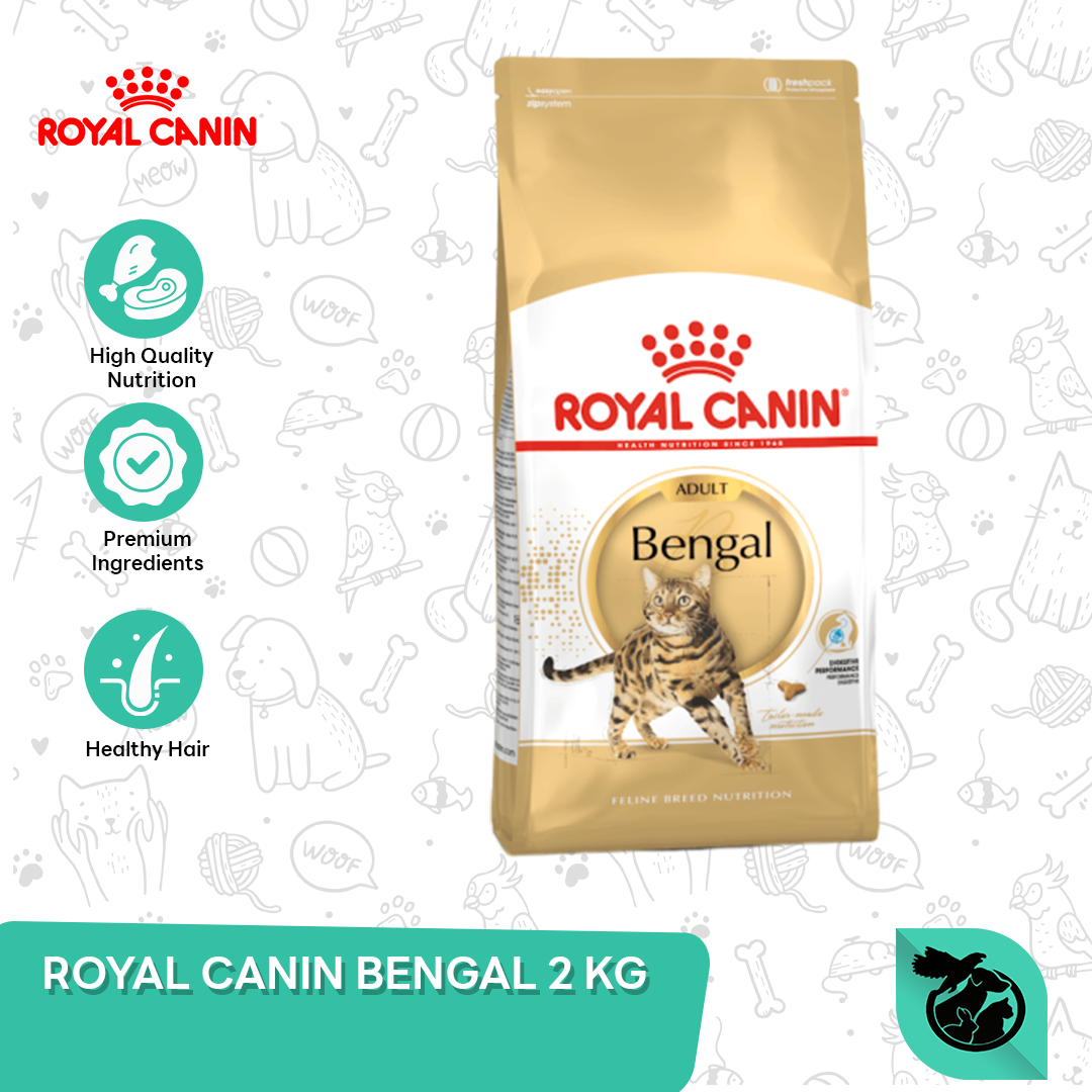 Royal Canin Bengal Adult Dry Cat Food Makanan Kucing Dewasa 2kg