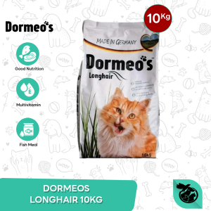 Dormeos Long Hair Adult Dry Cat Food Makanan Kucing Dewasa 10kg