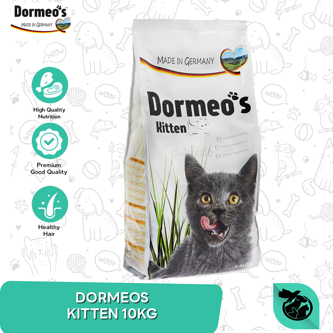 Dormeos Kitten Dry Cat Food Makanan Anak Kucing 10kg