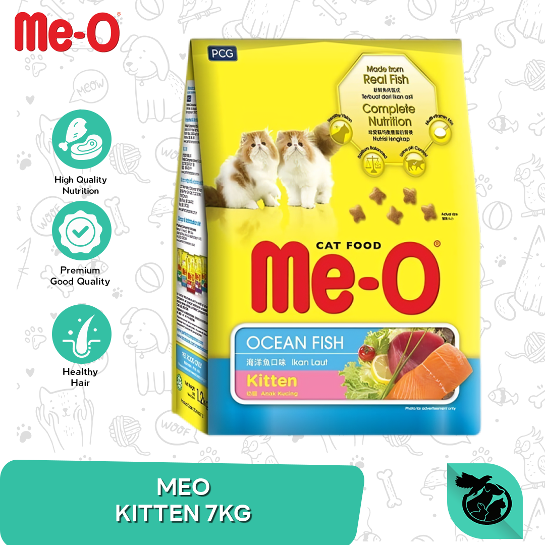 Makanan Kucing Meo Kitten Ocean Fish Cat Food 7 Kg dry food Me o 7 kg