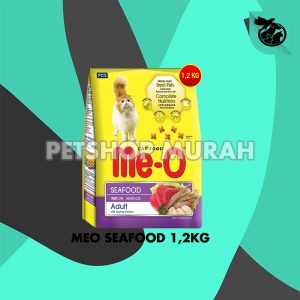 Meo Seafood Adult Dry Cat Food Makanan Kucing Dewasa 1.2kg