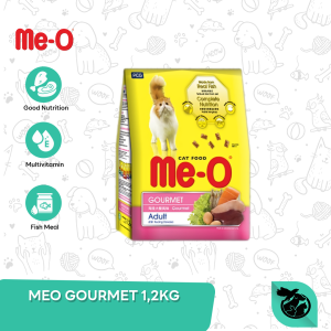 Makanan Kucing Cat Food Meo Me-O Gourment 1.2 Kg Non Whiskas