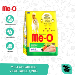 Makanan Kucing Me-o Chicken & Vegetable 1.2 Kg Meo