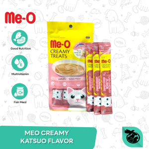 Meo Creamy Treats Katsuo Wet Cat Food Snack Kucing 15gr x 4