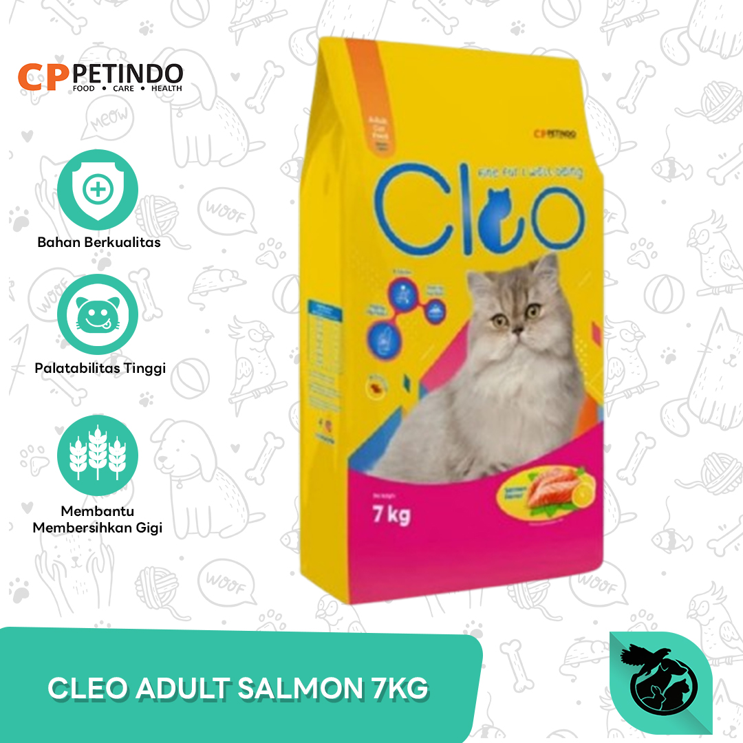 Makanan Kucing dewasa CLEO Salmon 7 kg cat food Adult