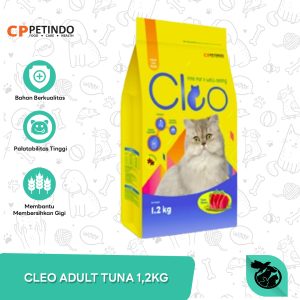 Makanan Kering Kucing dewasa CLEO TUNA 1.2 kg dry food adult Murah