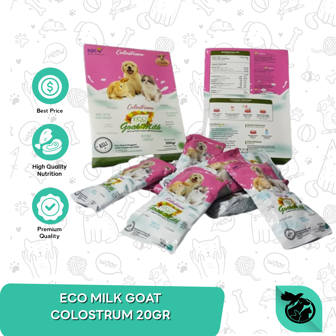 Ecopet Milk Susu Anak Kucing Anjing Kelinci 20gr