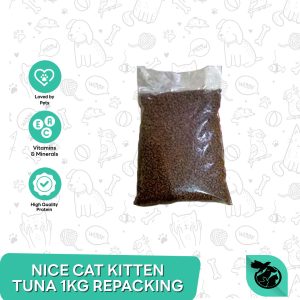 Nice Cat Kitten Cat Food Makanan Anak Kucing Anakan Tuna 1kg