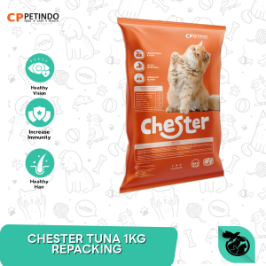 Chester Adult Dry Cat Food Makanan Kucing Dewasa 1kg Repack