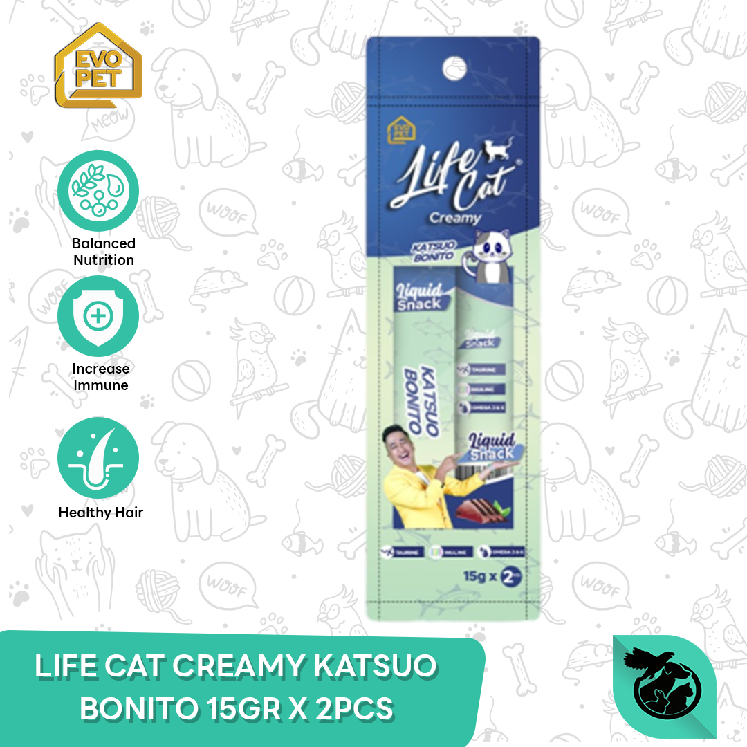 Life Cat Creamy Snack Cemilan Kucing Liquid 15 Gram - Image 2