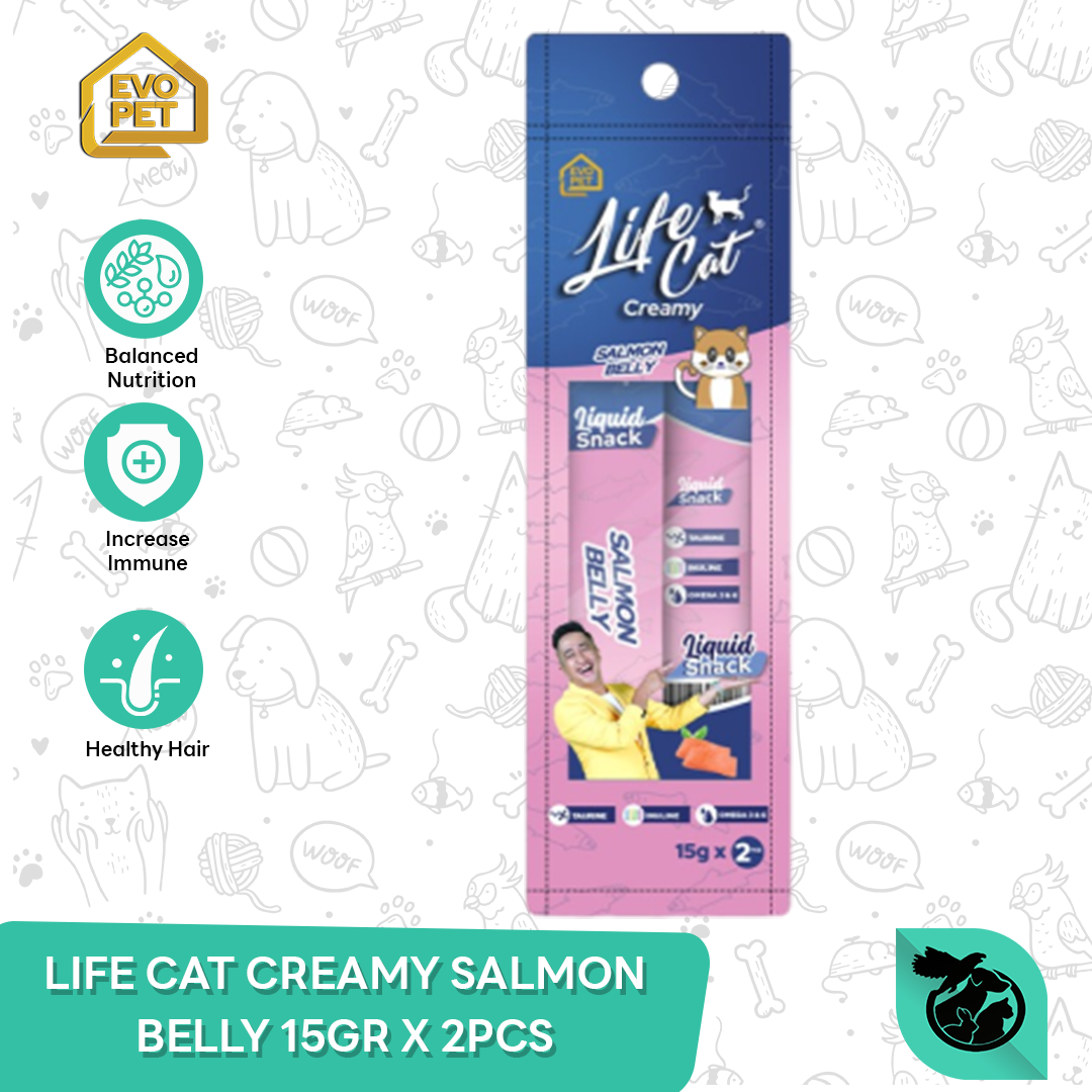 Life Cat Creamy Snack Cemilan Kucing Liquid 15 Gram - Image 3