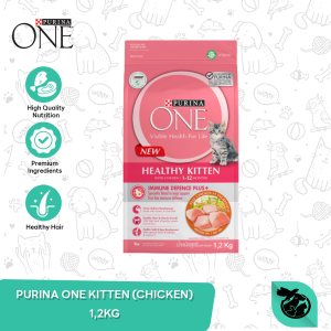 Purina One Makanan Anak Kucing Cat Food Kitten Chicken 1.2 KG