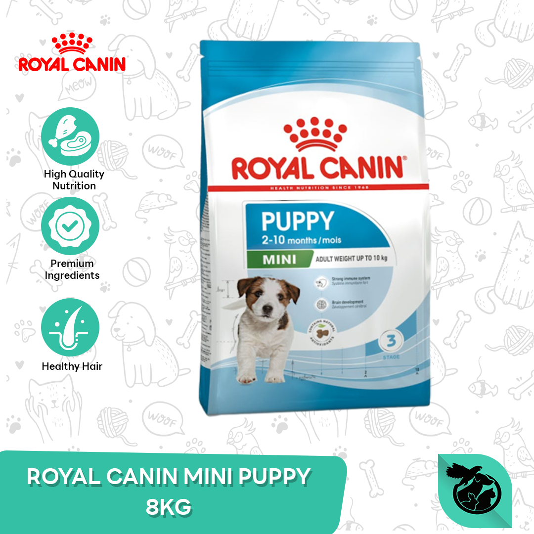 Royal Canin Mini Puppy Dry Dog Food Makanan Anak Anjing 8kg
