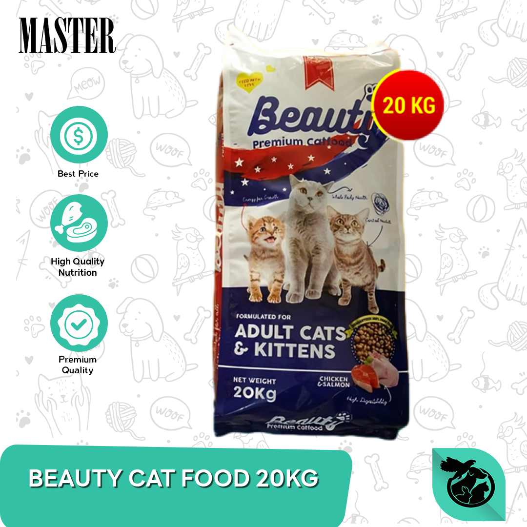 Beauty Cat Food premium makanan Kucing Dewasa Anakan Adult Kitten 20KG