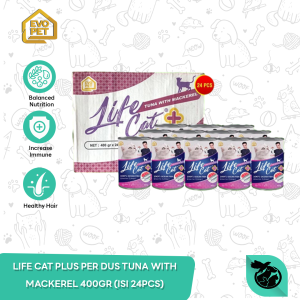 Life Cat Plus Can Wet Food Makanan Kucing Kaleng 400gr (1 DUS/24pcs)