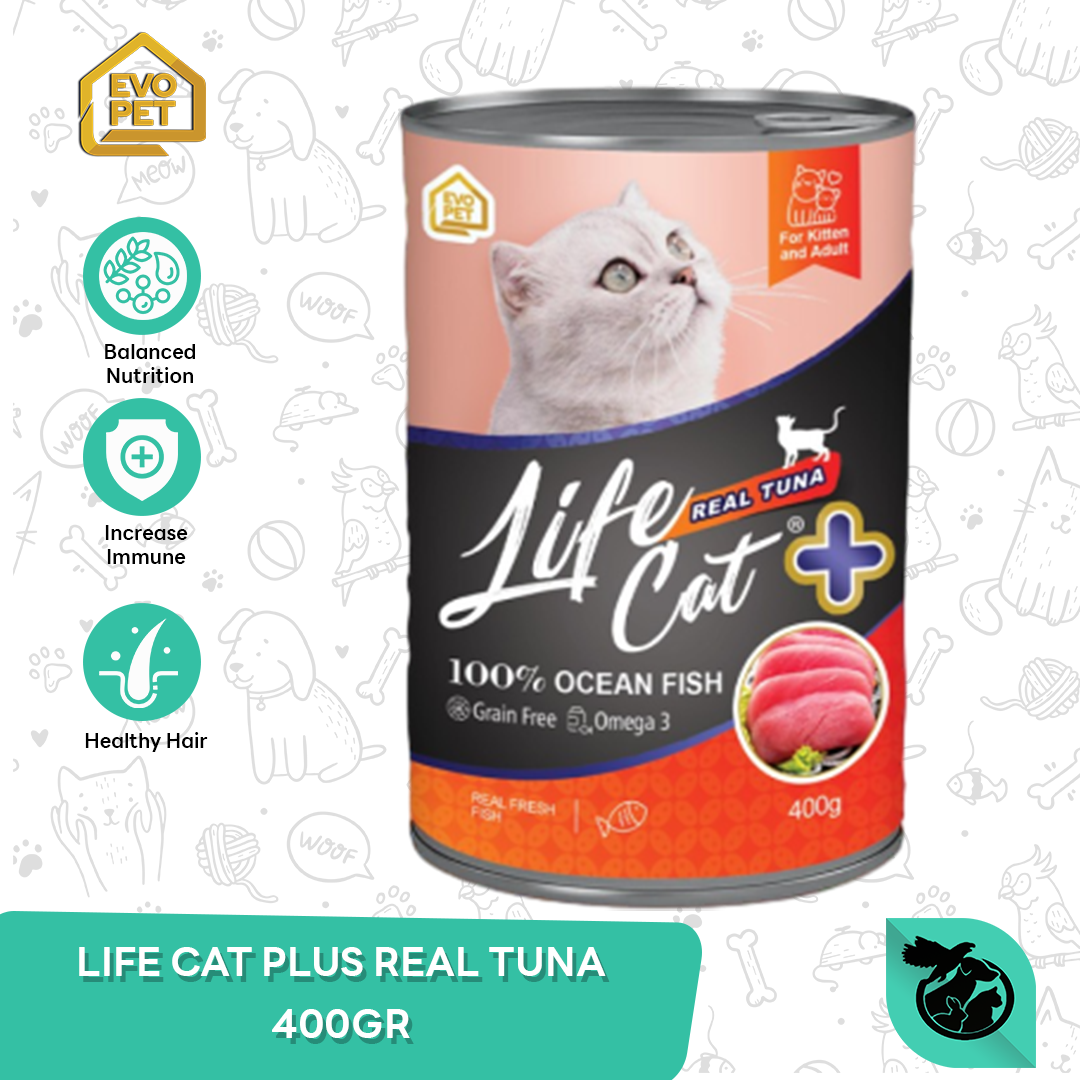 Life Cat Plus Can Wet Food Makanan Kucing Kaleng 400gr - Image 4