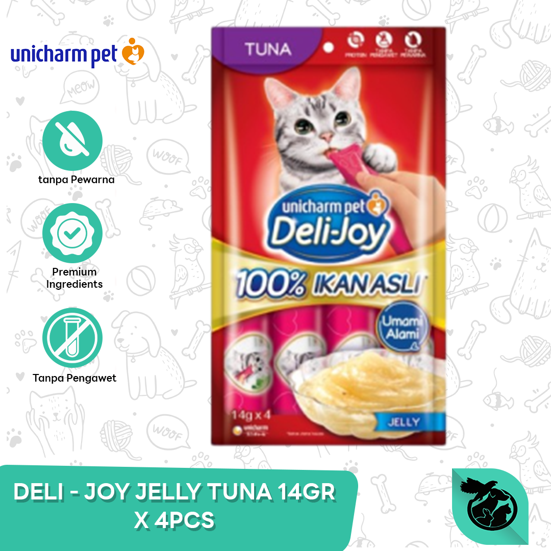 Deli Joy Creamy Treats Wet Cat Food Snack Kucing 14gr x 4 - Image 5
