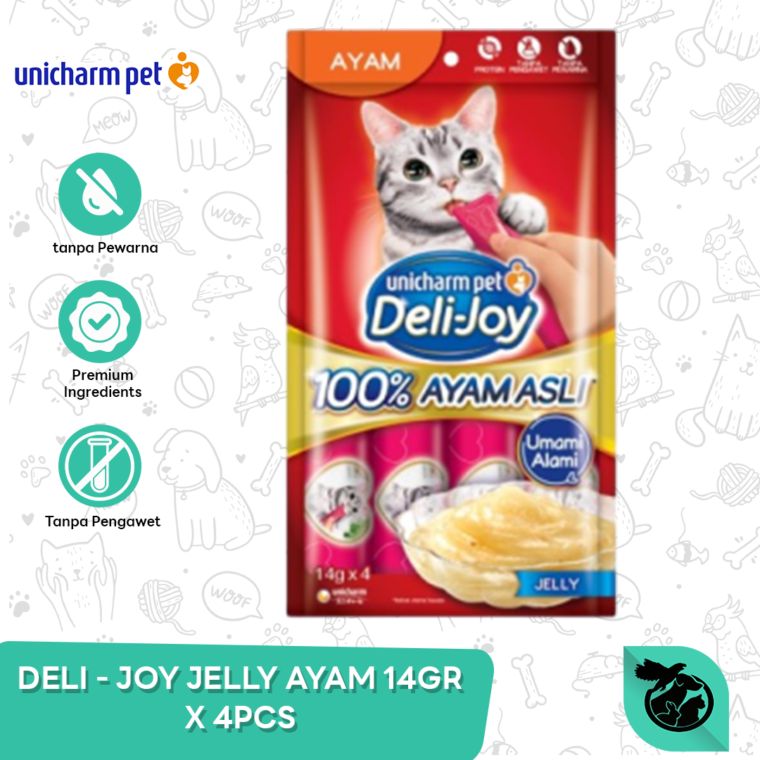 Deli Joy Creamy Treats Wet Cat Food Snack Kucing 14gr x 4 - Image 6