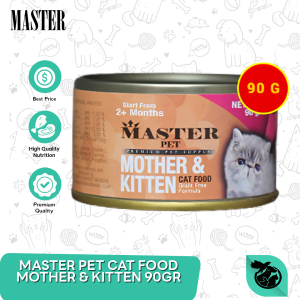 Makanan Basah Kucing Master Pet Kaleng Can Cat Wet Food 90 Gram