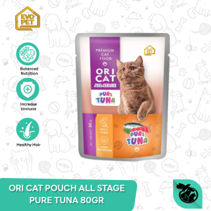 Ori Cat Pouch Wet Food Makanan Kucing 80gr