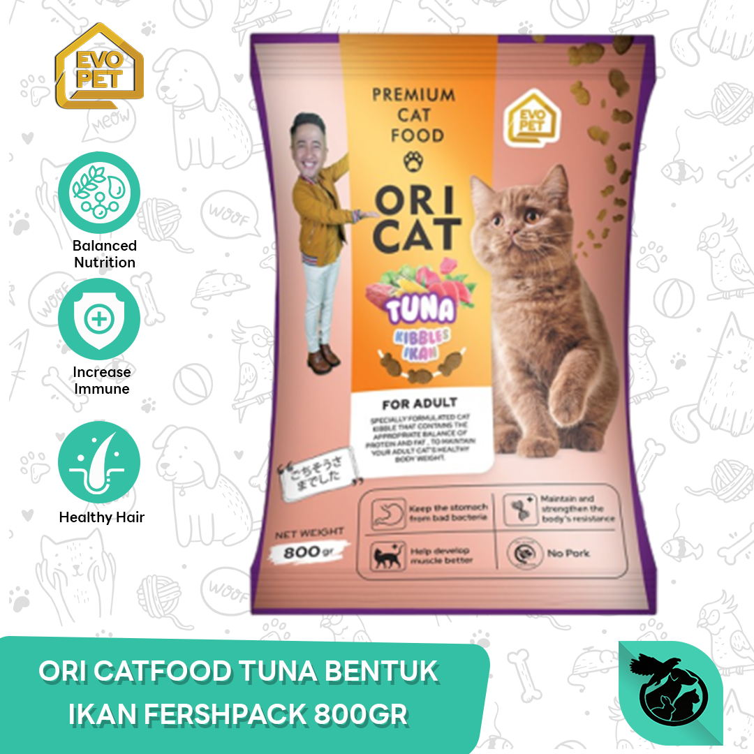 Ori Cat Dry Food Makanan Kucing 800gr Fresh Pack - Image 2