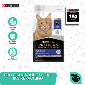 Makanan Kucing ProPlan Cat Food Senior 7+ Repack 1 KG