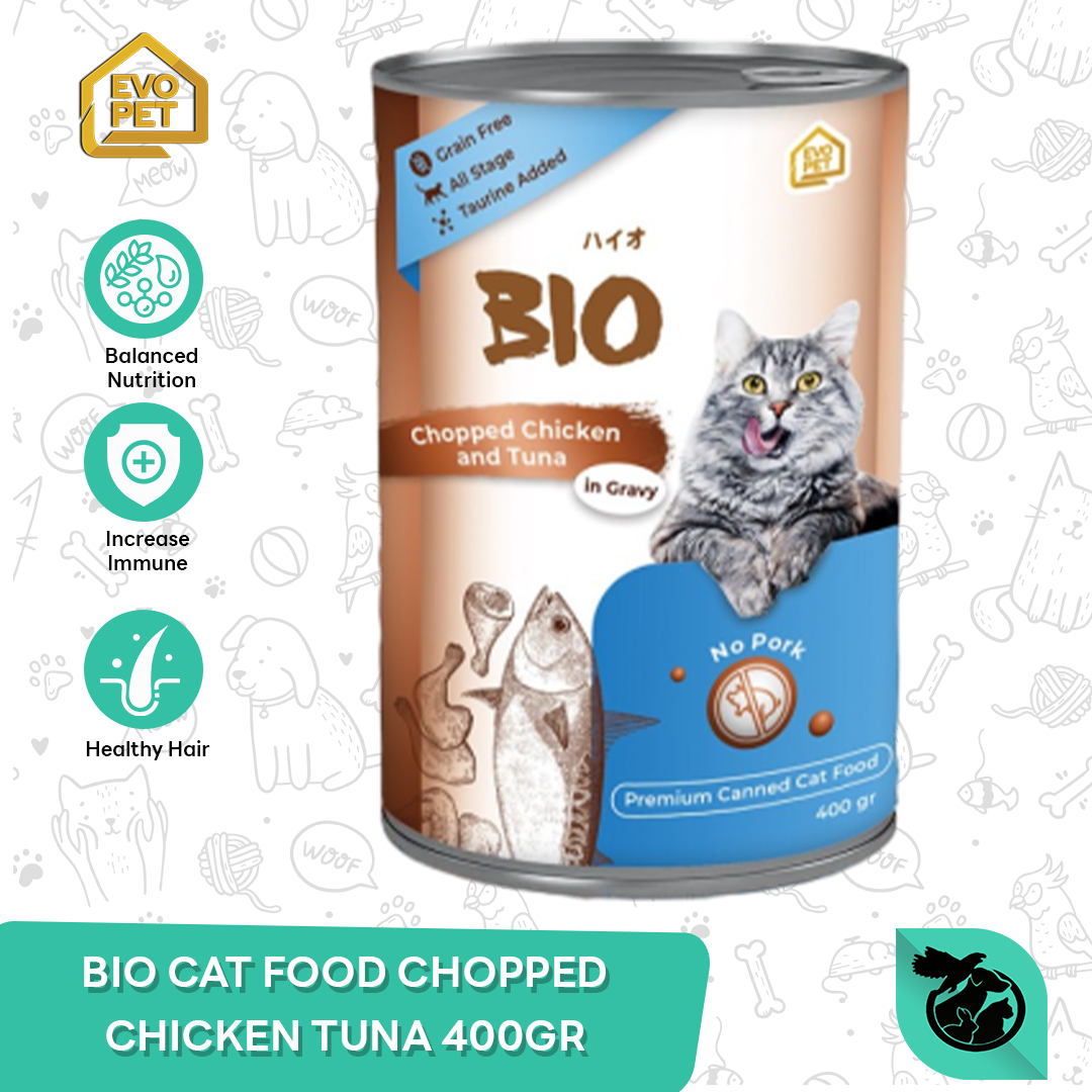 Makanan Basah Kucing Bio Cat Kaleng Can Cat Wet Food 400gr - Image 2