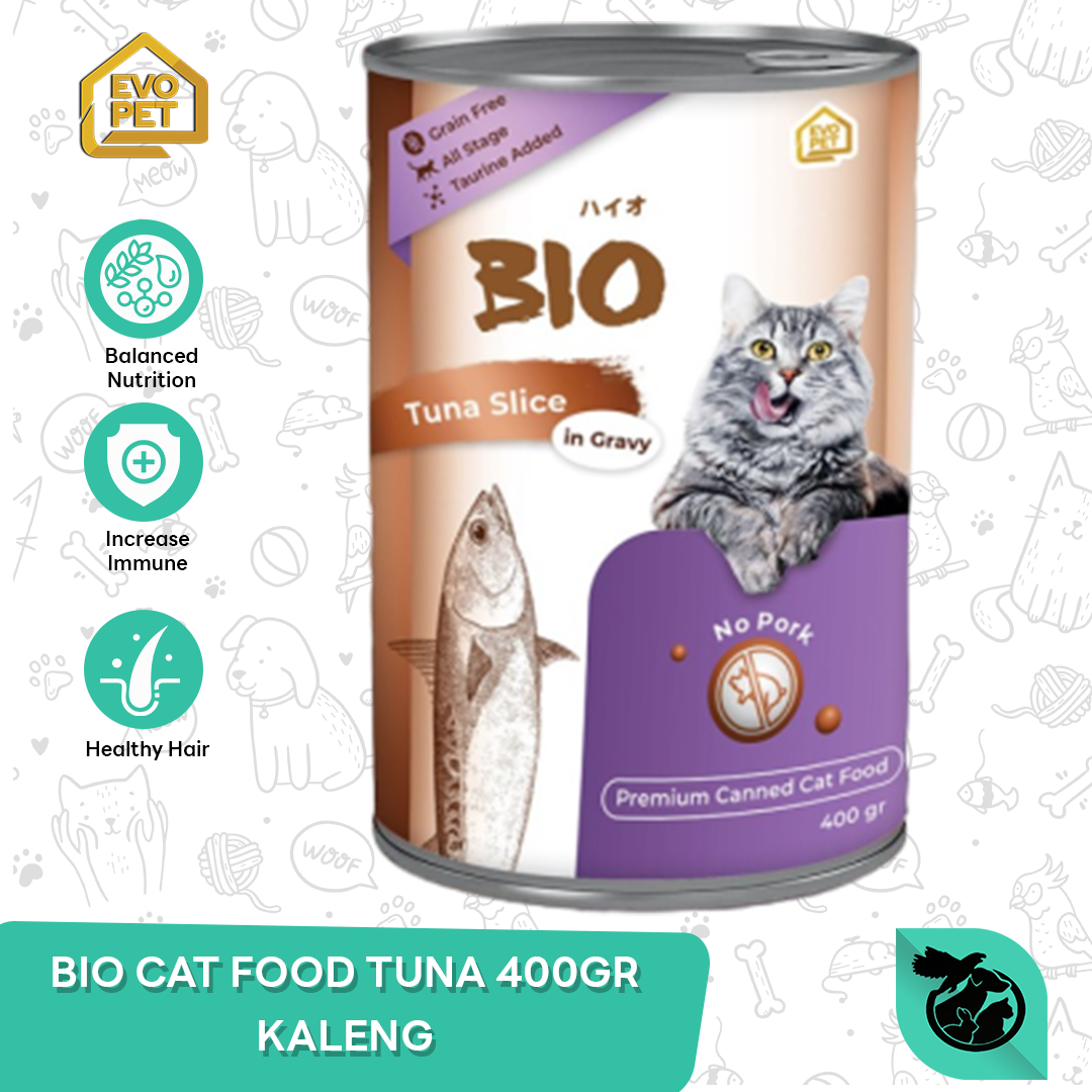 Makanan Basah Kucing Bio Cat Kaleng Can Cat Wet Food 400gr