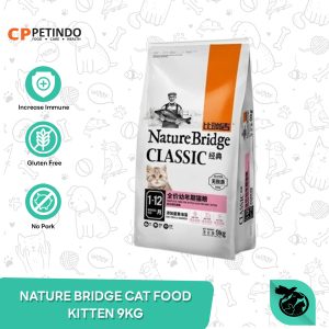 Nature Bridge Kitten Cat Food Makanan Anak Kucing 9 Kg