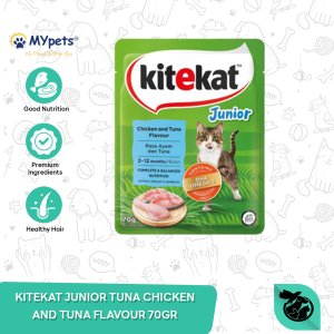 Makanan Kucing Basah KiteKat Wet Food Pouch Sachet 70 Gram