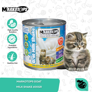 Susu Kucing Markotops Goat Milk Shake Kitten Kelinci 400 Gram