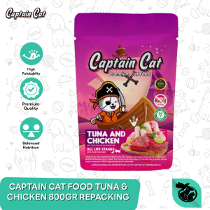 Makanan Kucing Dewasa Captain Cat Adult Food 800 Gram Repack