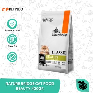 Makanan Kucing Nature Bridge Beauty All Life Stage Cat Food 400 Gram Fresh Pack