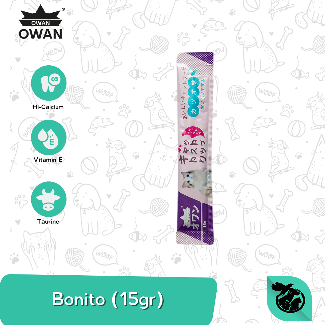 Owan Creamy Treats Wet Cat Food Snack Kucing 14gr Satuan - Image 5