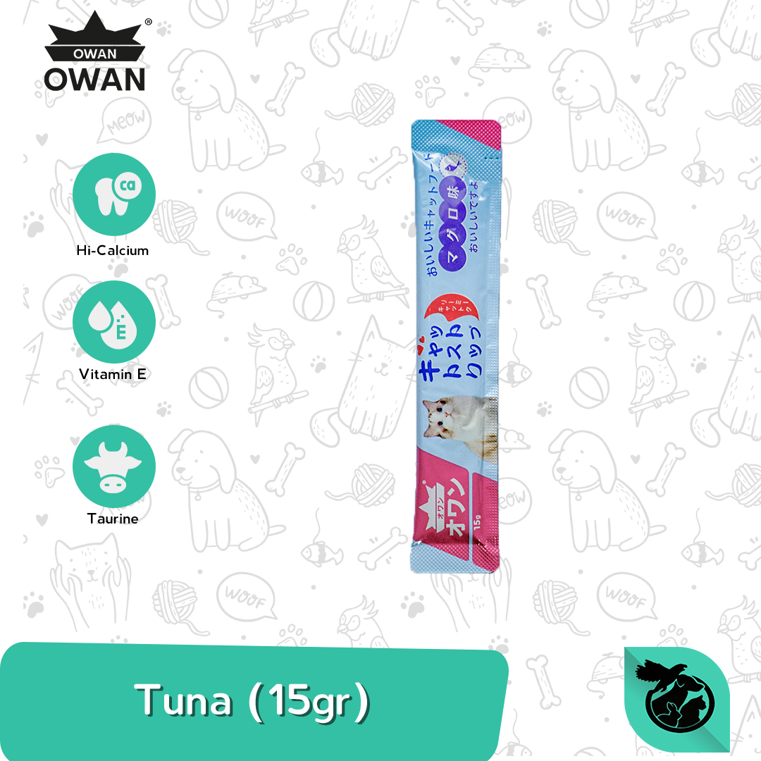 Owan Creamy Treats Wet Cat Food Snack Kucing 14gr Satuan - Image 2