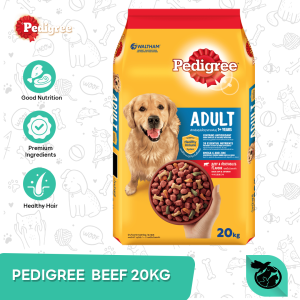 Pedigree Beef Adult Dry Dog Food Makanan Anjing Dewasa 20kg