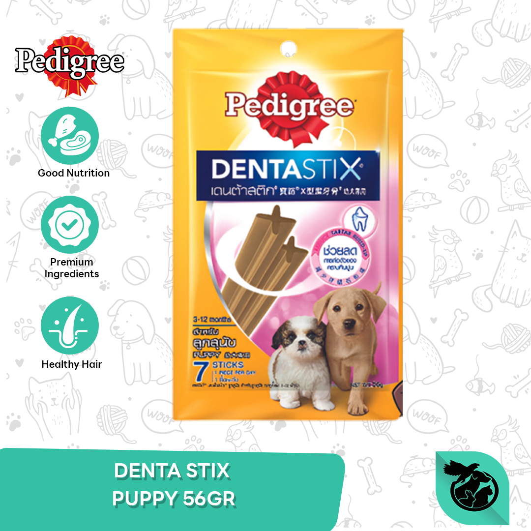 Pedigree Dentastix Puppy Dog Treats Snack Camilan Anjing 56gr
