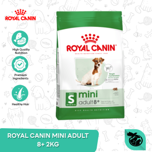 Royal Canin Mini Adult 8+ Dry Dog Food Makanan Anjing Dewasa 2kg