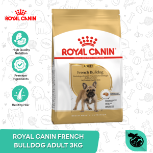 Royal Canin French Bulldog Adult Dry Dog Food Makanan Anjing Dewasa 3kg