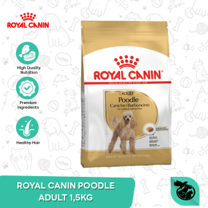 Royal Canin Poodle Adult Dry Dog Food Makanan Anjing Dewasa 1.5kg